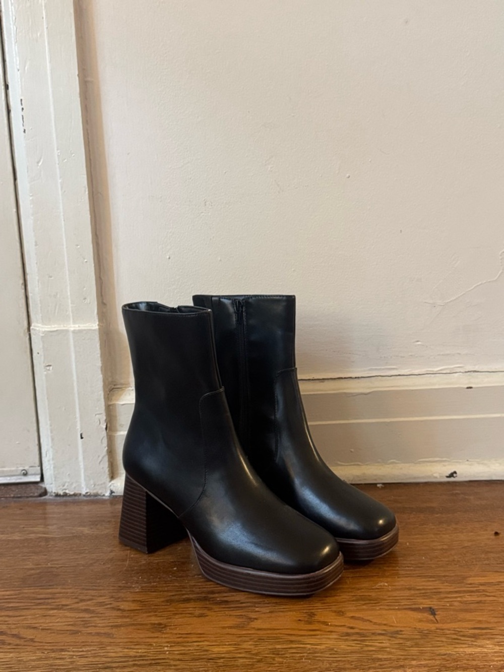 SOLD BP “Kitt”  Chunky Heel Ankle Boots - Women